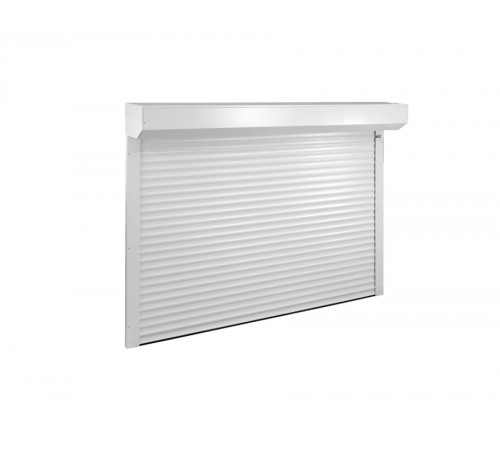 Рулонные металлические ворота для гаража 2200x2500 мм. с механическим приводом